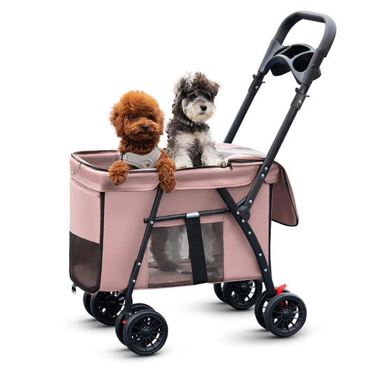 ComfyFold Pet Travel Stroller - Pink